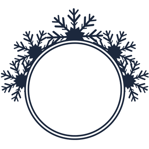 snowflake frame with transparent background for christmas designs - Download Free Stock Videos Pikwizard.com