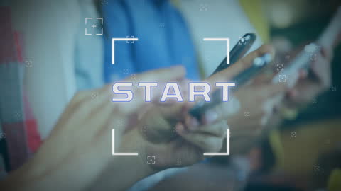 Digital Collaboration Start Concept