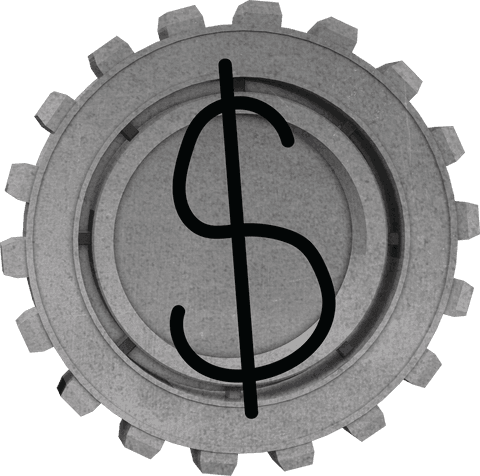 Transparent Cog Wheel with Dollar Sign Symbolizing Industrial Economy - Download Free Stock Videos Pikwizard.com