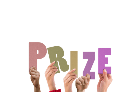 transparent hands holding colorful letters forming prize - Download Free Stock Videos Pikwizard.com