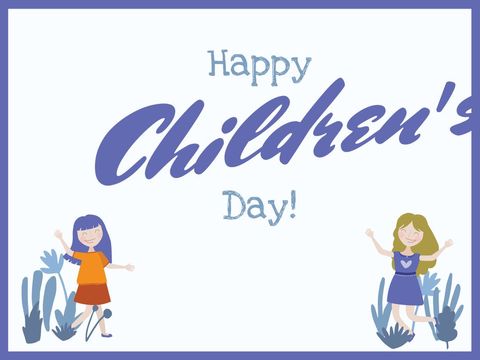 Children's Day Celebration with Cheerful Illustrations - Download Free Stock Templates Pikwizard.com
