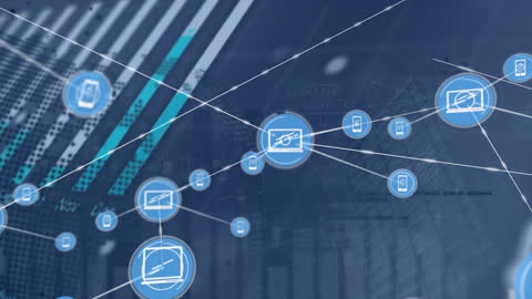 Network Connections of Media Icons in Digital Data Interface