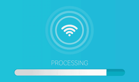 transparent wi-fi connection processing with progress bar - Download Free Stock Videos Pikwizard.com