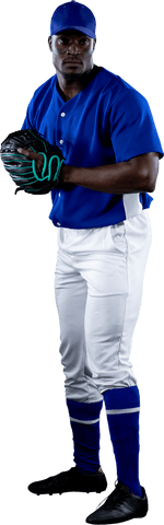 transparent african american male baseball player with mitt - Download Free Stock Videos Pikwizard.com