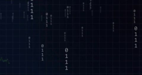 Binary Code Scrolling on Digital Interface for Futuristic Technology - Download Free Stock Images Pikwizard.com
