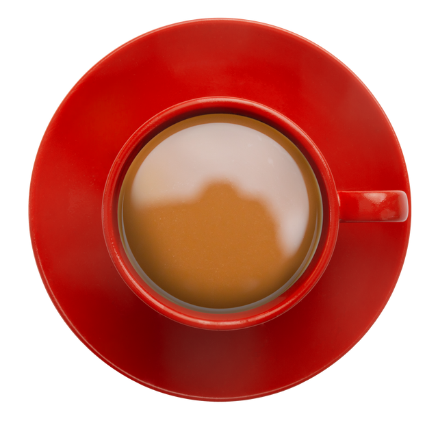 Transparent Red Coffee Cup Isolated on White Background - Download Free Stock Videos Pikwizard.com