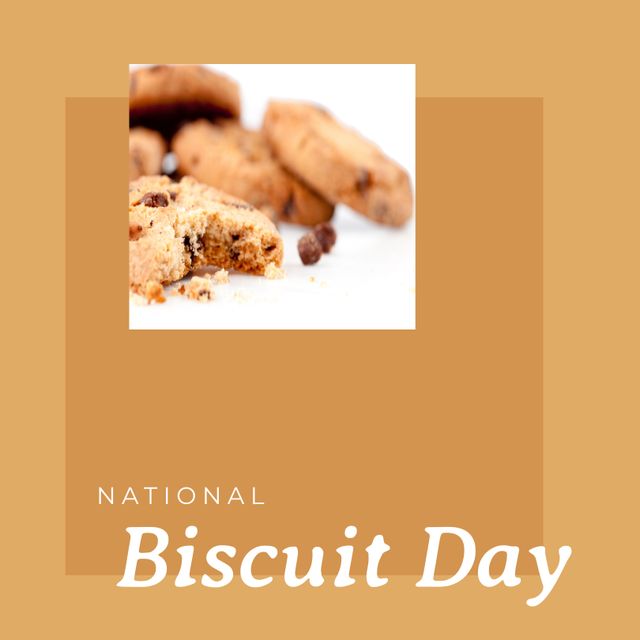 Celebrate National Biscuit Day with Delicious Chocolate Chip Treats - Download Free Stock Templates Pikwizard.com