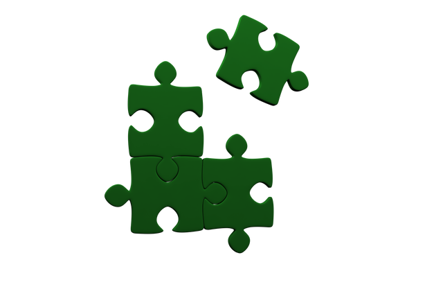 Dark Green Puzzle Pieces Isolated on Transparent Background - Download Free Stock Videos Pikwizard.com