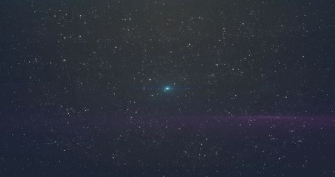 Glowing Blue Light Traveling Through Starry Galaxy - Download Free Stock Images Pikwizard.com