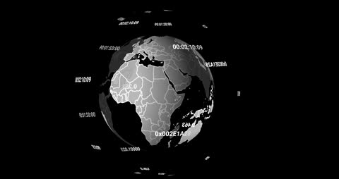 Dynamic Digital Globe with Data Processing Elements