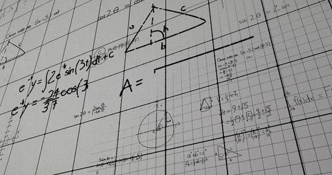 Abstract Math Equations on Graph Paper Background - Download Free Stock Images Pikwizard.com