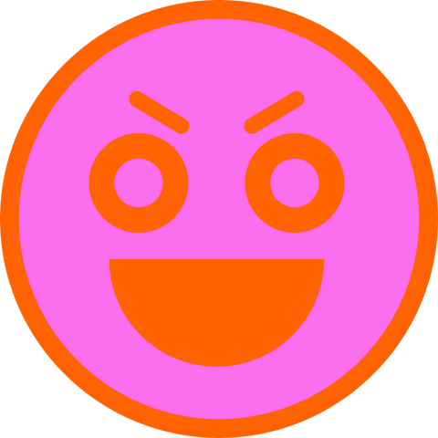 mischievous emoticon grinning on transparent background - Download Free Stock Videos Pikwizard.com