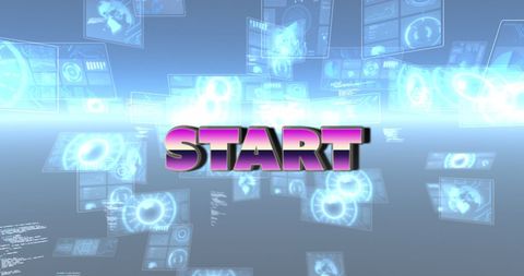 Digital Start: Futuristic Data Visualization Interface - Download Free Stock Images Pikwizard.com