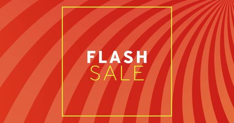 Bold Flash Sale Banner with Dynamic Striped Background - Download Free Stock Images Pikwizard.com