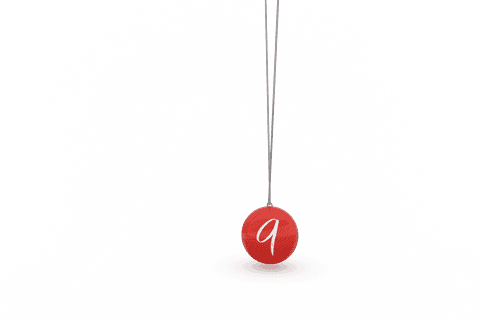 Red Sphere with Number Nine on Transparent Background - Download Free Stock Videos Pikwizard.com