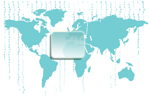 Transparent World Map with Badge Overlay - Download Free Stock Videos Pikwizard.com