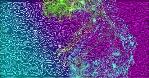 Dynamic Glowing Waves on Vibrant Colorful Background - Download Free Stock Images Pikwizard.com