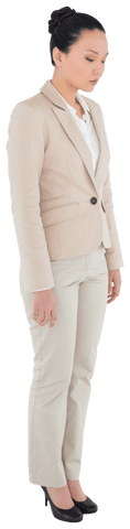 asian businesswoman standing confidently transparent - Download Free Stock Videos Pikwizard.com