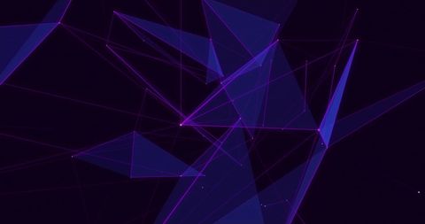 abstract polygonal network with blue shapes on black - Download Free Stock Images Pikwizard.com