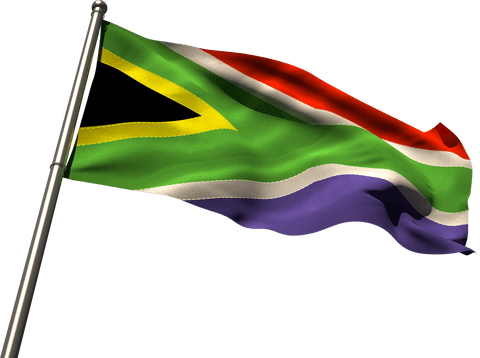 south africa flag waving on transparent background - Download Free Stock Videos Pikwizard.com