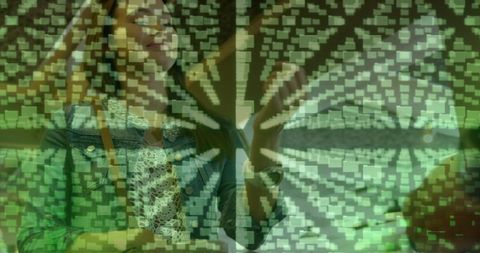 Digital security overlay with modern payment technology interaction