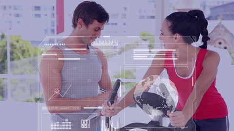 Fitness Training with Augmented Reality Data Visualization