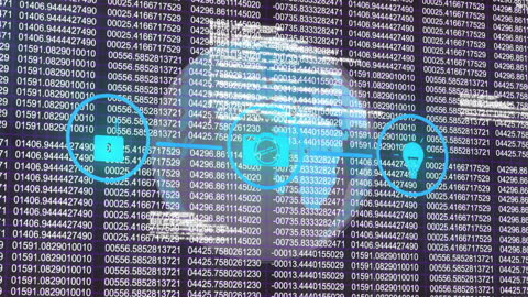 Digital World Data and Technology Interface Collage