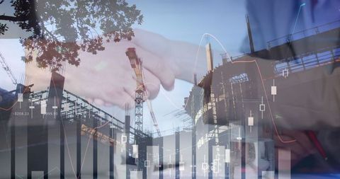 Business Collaboration Financial Data and Construction