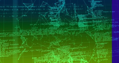 Neural Network Code Over Data Visualizations in Tech Environment - Download Free Stock Images Pikwizard.com