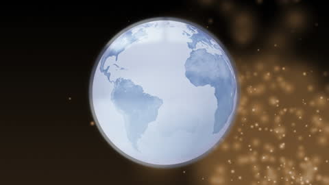 Global Animation with Golden Light Particles