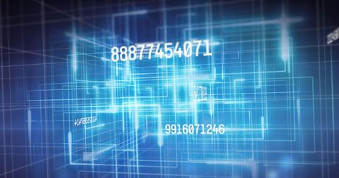 Dynamic Visualization of Digital Data Processing With Changing Binary Numbers - Download Free Stock Images Pikwizard.com