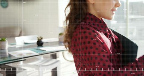 Financial Data Processing with Schoolgirls in Office - Download Free Stock Images Pikwizard.com