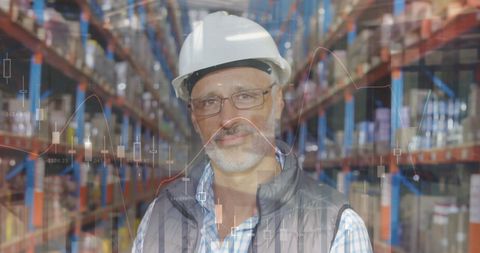 Warehouse Manager Analyzing Data for Logistics Optimization - Download Free Stock Images Pikwizard.com