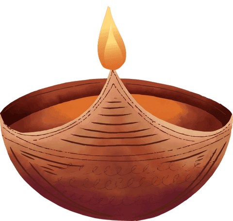 traditional oil lamp with flame glowing transparent background - Download Free Stock Videos Pikwizard.com