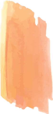 Abstract Watercolor Streak in Salmon and Yellow Tones