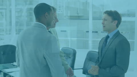 Diverse Business Team Discussing innovative Solutions in Modern Office