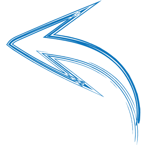 blue curved arrow on transparent background sign and symbol - Download Free Stock Videos Pikwizard.com
