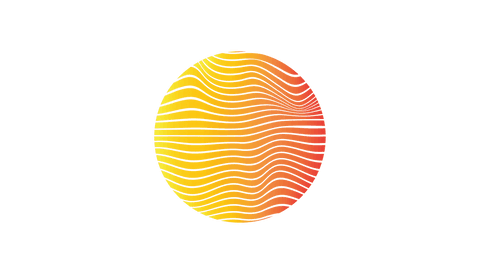 Abstract Yellow Circle Landing on Transparent Background - Download Free Stock Videos Pikwizard.com