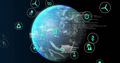 Global Network and Data Connection with Futuristic Technology - Download Free Stock Images Pikwizard.com