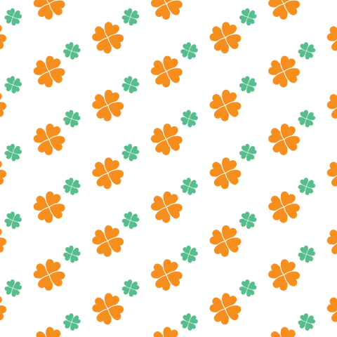 Colorful Clover Pattern on Transparent Background - Download Free Stock Videos Pikwizard.com