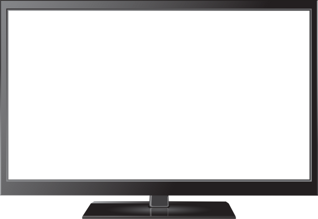 Blank TV Monitor with Dark Framed Screen Isolated on Transparent Background. - Download Free Stock Videos Pikwizard.com