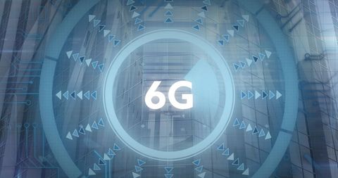 futuristic 6g technology digital interface with data processing - Download Free Stock Images Pikwizard.com