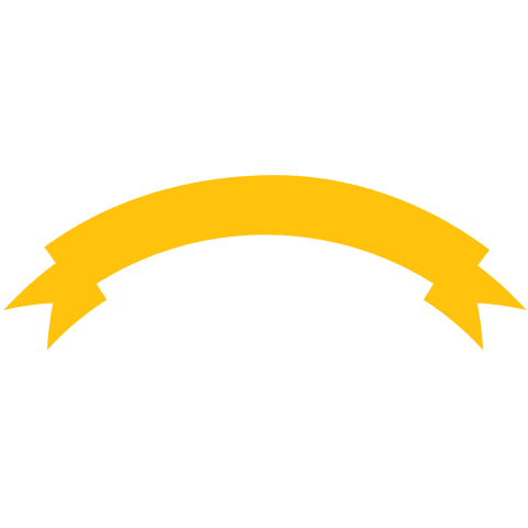Curved Yellow Ribbon Banner on Transparent Background - Download Free Stock Videos Pikwizard.com