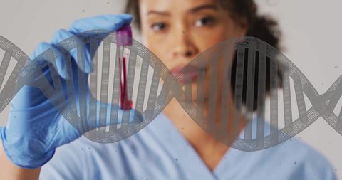 scientist analyzing dna sample in modern laboratory - Download Free Stock Images Pikwizard.com