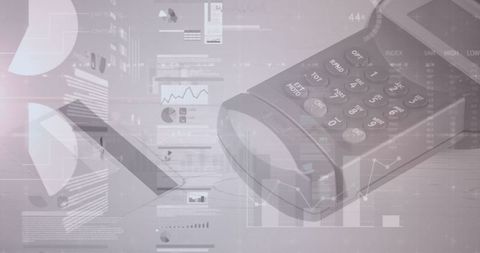 Digital Data Processing over Payment Terminal Dairy Contracts Visualization - Download Free Stock Images Pikwizard.com