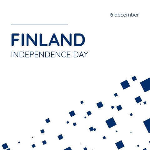 finland independence day celebratory design with geometric shapes - Download Free Stock Templates Pikwizard.com