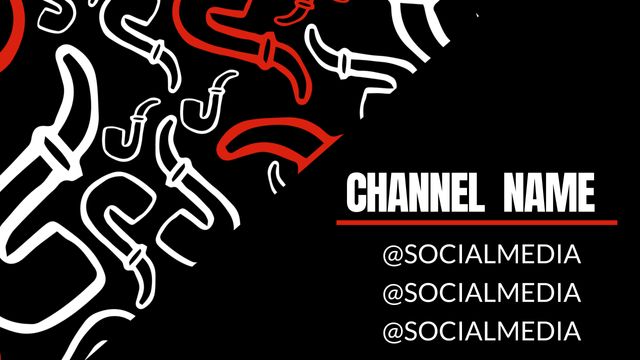 Energetic Guitar-Themed Social Media Template for Music Channels - Download Free Stock Templates Pikwizard.com