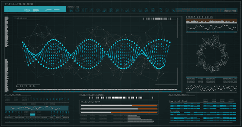 transparent dna helix visualization on high-tech interface - Download Free Stock Videos Pikwizard.com