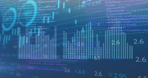 Statistical Data Processing with Digital Economy Concept - Download Free Stock Images Pikwizard.com
