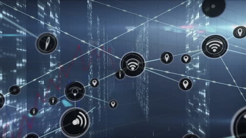 Global Network Connections and Data Processing Technology